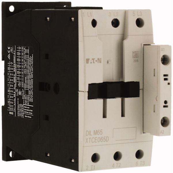 Contactor, 3 pole, 380 V 400 V 30 kW, RDC 24: 24 - 27 V DC, DC operation, Screw terminals image 4