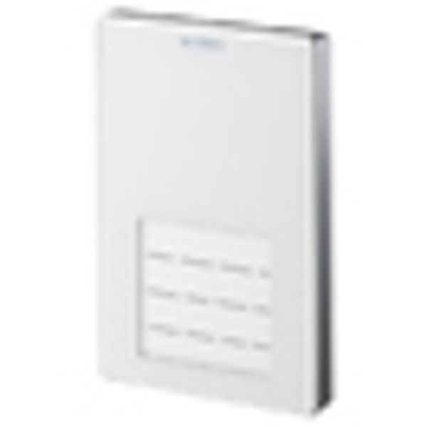 QMX3.P02 - Room operator unit KNX with temperature sensor, configurable touchkeys, LED display, white image 3