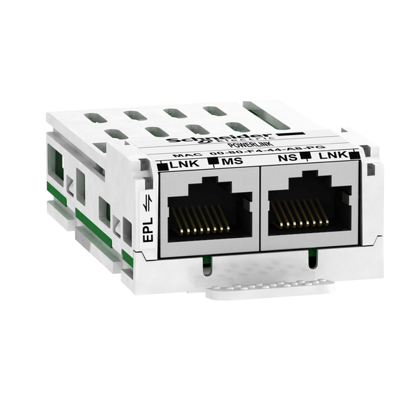 communication module Ethernet Powerlink, Altivar, 10/100Mbps, 2 x RJ45 connectors image 3