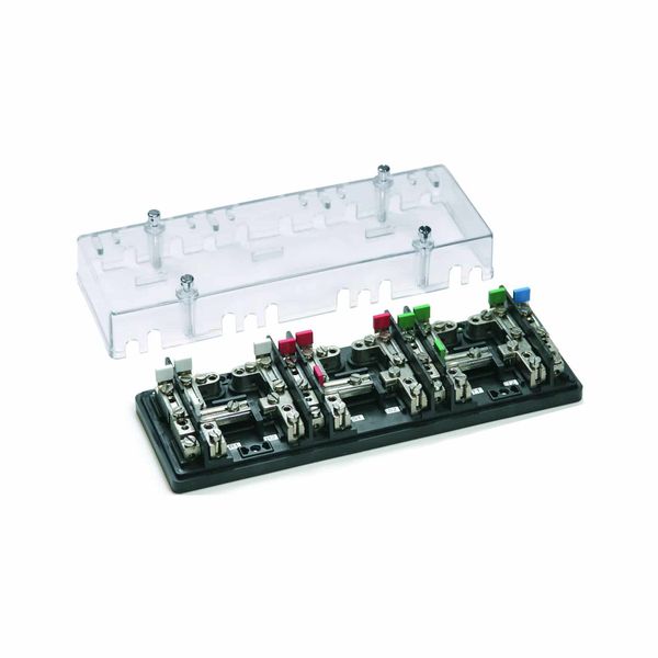 3-phase control terminal board, white color, side-entry connection image 1