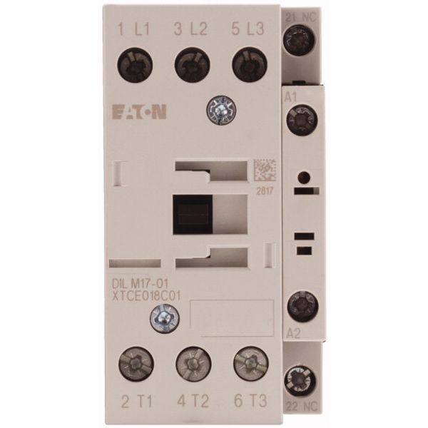 Contactor, 3 pole, 380 V 400 V 7.5 kW, 1 NC, 42 V 50 Hz, 48 V 60 Hz, AC operation, Screw terminals image 2