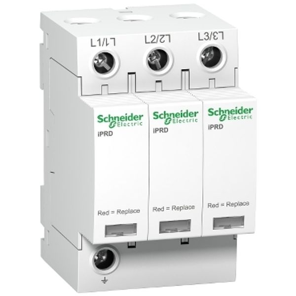 iPRD65r modular surge arrester - 3P - 350V - with remote transfert image 2