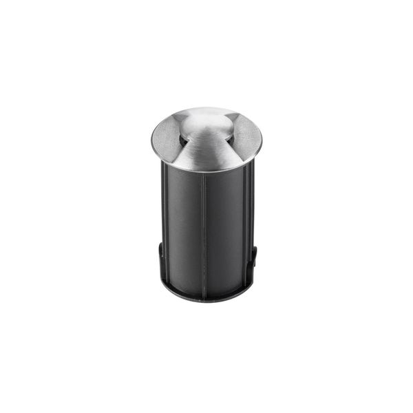 Satin Nickel Aluminium LED 1 Watt 60Lm 3000K IP67 100-240 Volt 50Hz Beam 42o Driver Included D: 4.2 H: 9 cm Cut Out: 3.7 cm image 1