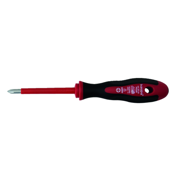 Screwdriver cross PH 1x80mm L 190mm VDE 1000V 2C handle image 1