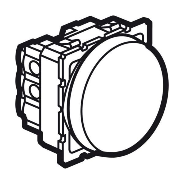 Arteor Intermediate 10AX Switch 2 Module Round Magnesium image 1