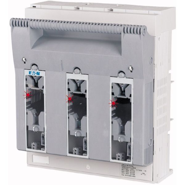 NH fuse-switch 3p flange connection M10 max. 300 mm², busbar 60 mm, light fuse monitoring, NH3 image 22