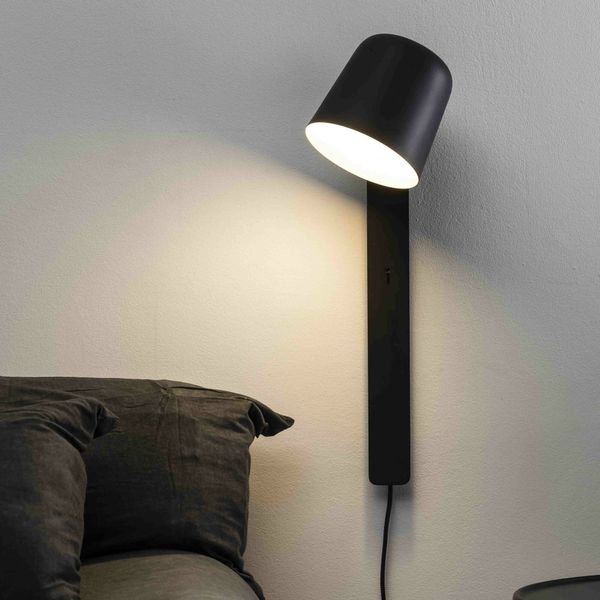 TILA BLACK WALL LAMP 1XE27 image 2