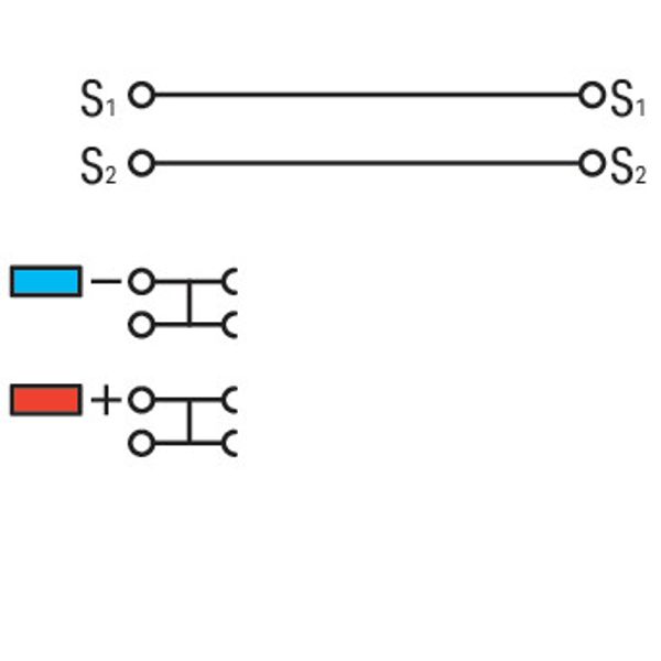 3-conductor sensor terminal block with colored conductor entries 1 mm² image 5