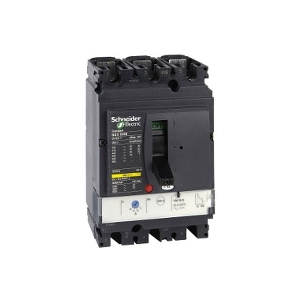 circuit breaker ComPact NSX100N, 50 kA at 415 VAC, TMD trip unit 40 A, 3 poles 3d image 3