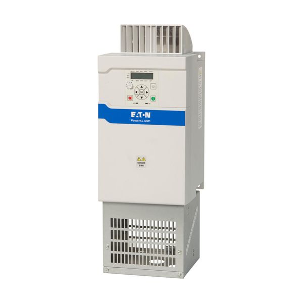 Variable frequency drive, 600 V AC, 3-phase, 18 A, 11 kW, IP20/NEMA0, Radio interference suppression filter, 7-digital display assembly, Setpoint pote image 6
