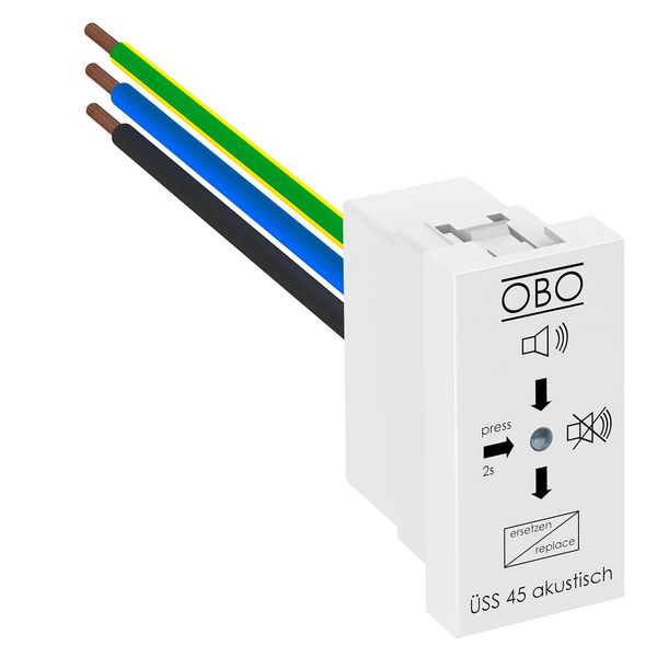 ÜSS 45-A-RW Surge protective Modul 45 with acoustic signal 255V image 1