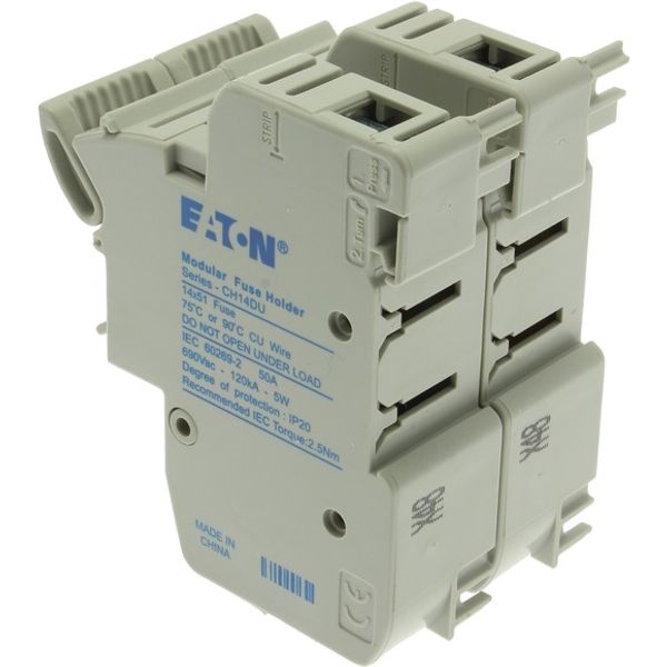 Fuse-holder, low voltage, 50 A, AC 690 V, 14 x 51 mm, 2P, IEC image 4