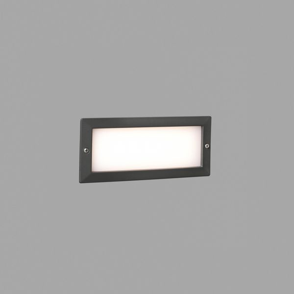 STRIPE-2 RECESSED DARK GREY 5W 3000K image 1