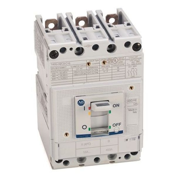 Allen-Bradley 140G-H2C3-C20 140G - Molded Case Circuit Breaker, H frame, 25 kA, T/M - Thermal Magnetic, 3 Poles, Rated Current 20 A image 1