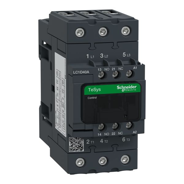 TeSys Deca contactor - 3P(3 NO) - AC-3/AC-3e - = 440 V 40 A - 24 V AC 50/60 Hz coil image 5