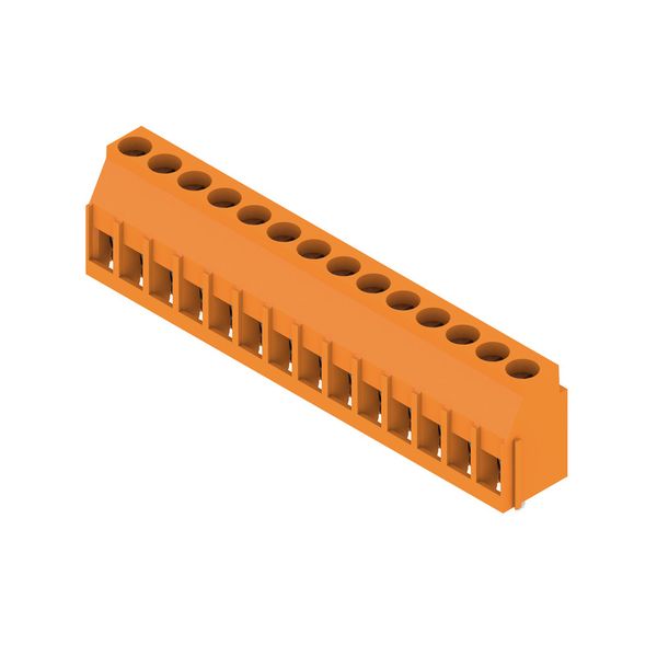 PCB terminal, 5.00 mm, Number of poles: 14, Conductor outlet direction image 2