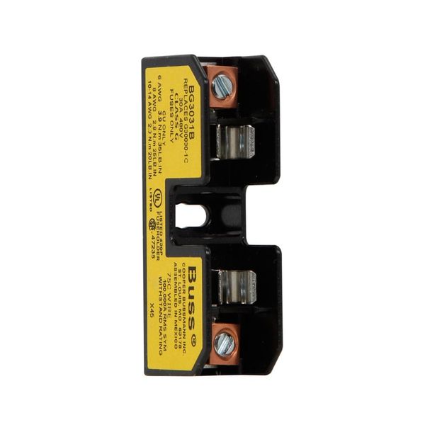 Eaton Bussmann series BG open fuse block, 480V, 25-30A, Box lug, Single-pole image 5