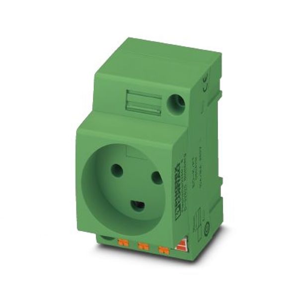 Socket outlet for distribution board Phoenix Contact EO-K/PT/GN 250V 16A AC image 2