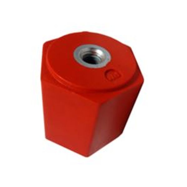 Support insulator 2xM8 internal thread, upheaval 5.5 kN/wS35 image 1