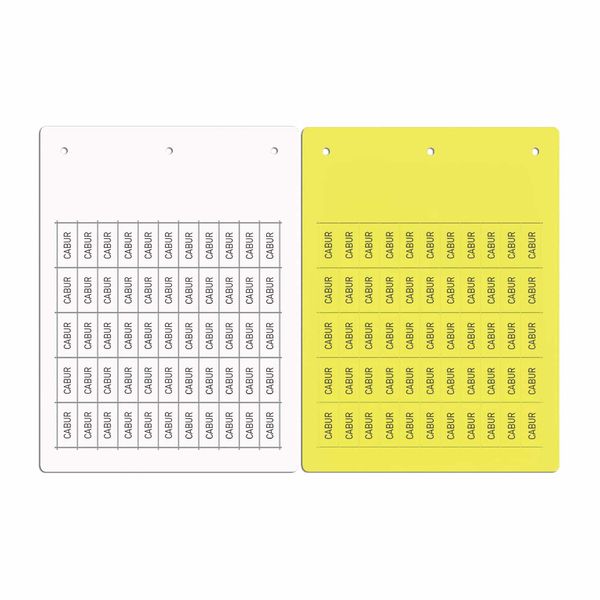 PVC adhesive tag, 15x49mm, yellow color, for SmartPrint-Plus image 1