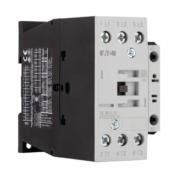 Contactor, 3 pole, 380 V 400 V 11 kW, RDC 12: 12 V DC, DC operation, Screw terminals image 11