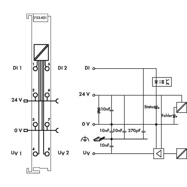 2-channel digital input 24 VDC 3 ms light gray image 4