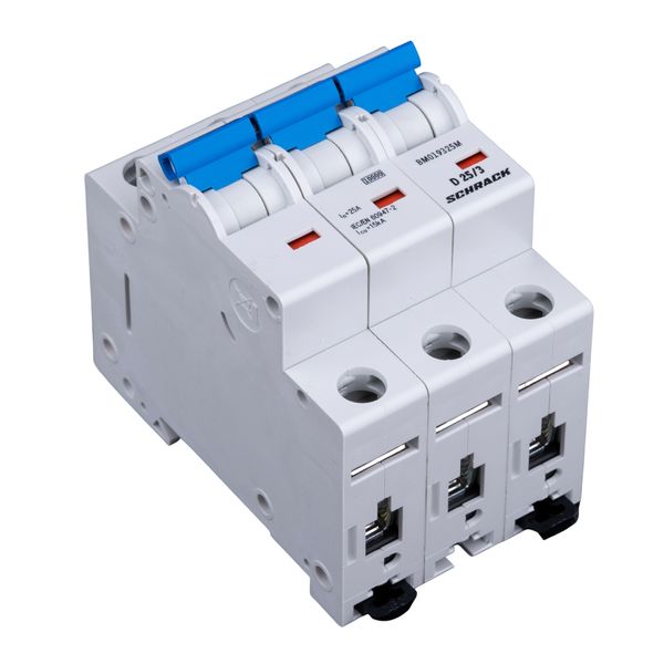 Miniature Circuit Breaker (MCB) D, 25A, 3-pole, 10kA, 40ø C image 5