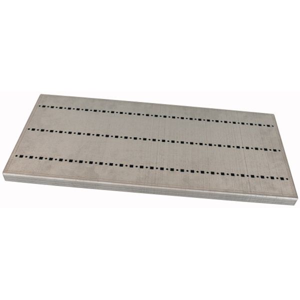 Carrier plate for universal use, empty, WxD=800x321mm image 1