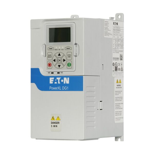 Variable frequency drive, 400 V AC, 3-phase, 3.3 A, 1.1 kW, IP20/NEMA0, Brake chopper image 2