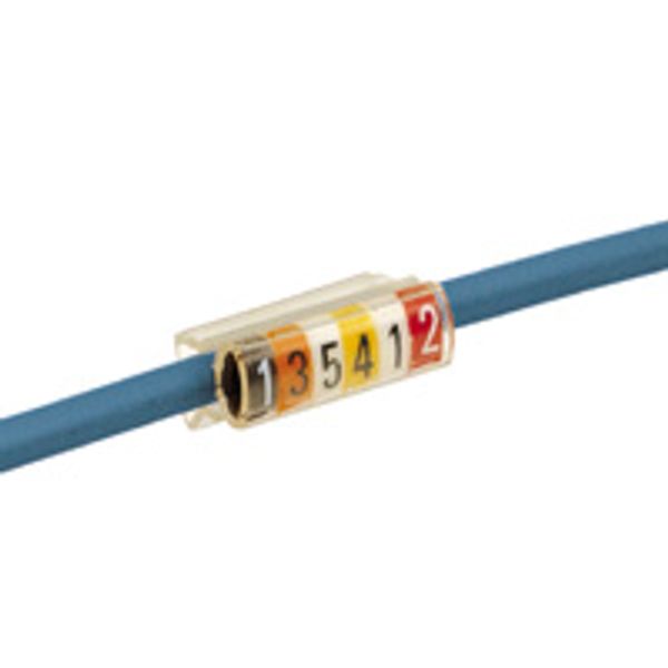 Marker-holder Memocab - for wiring - L. 30 mm - section 4 to 16 mm² image 1