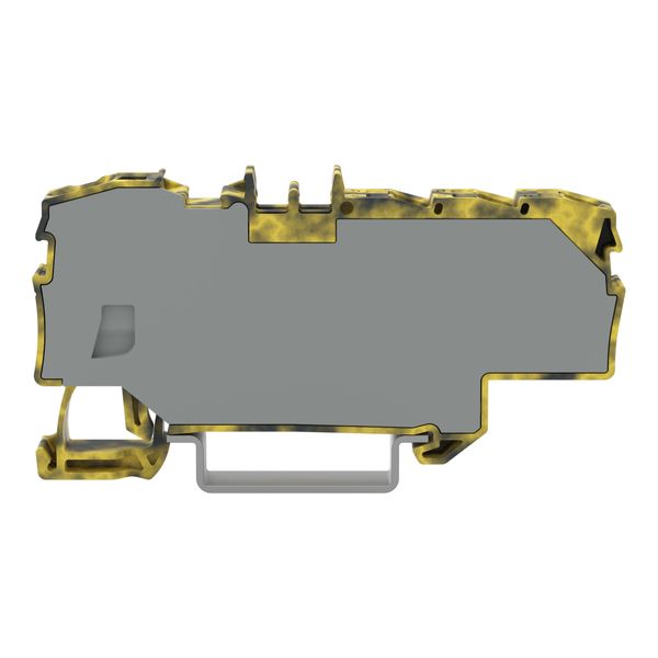 Distribution terminal block 1 x 6 mm² / 6 x 1.5 mm², red image 1