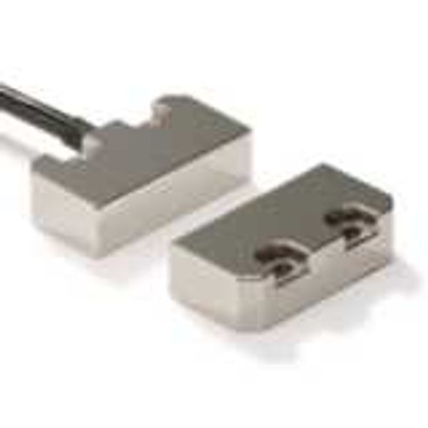 Non-contact door switch, reed, small sensor 2 m, stainless steel, 2NC+ AA020806E image 2