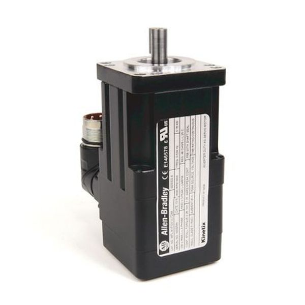 Allen-Bradley MPL-A1510V-VJ72AA Bulletin MPL - Low-Inertia Brushless Servo Motors Product, 230 V, Frame Size 15 = 63 mm (2.48 in.), Stack Length 10 = 25.4 mm (1.0 in.), 8000 RPM, Multi-turn High-resolution Encoder (absolute feedback) image 1