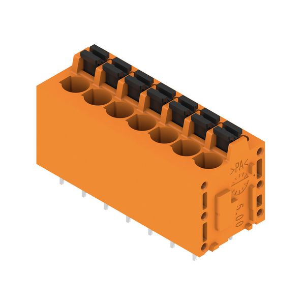 PCB terminal, 5.00 mm, Number of poles: 7, Conductor outlet direction: image 3