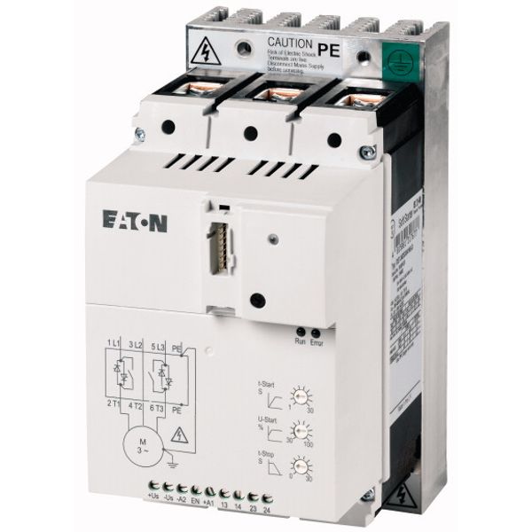 Soft starter, 81 A, 200 - 480 V AC, 24 V DC, Frame size: FS3, Communication Interfaces: SmartWire-DT image 1