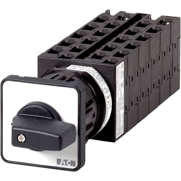 Step switches, T0, 20 A, centre mounting, 11 contact unit(s), Contacts: 21, 45 °, maintained, Without 0 (Off) position, 1-7, Design number 8274 image 3