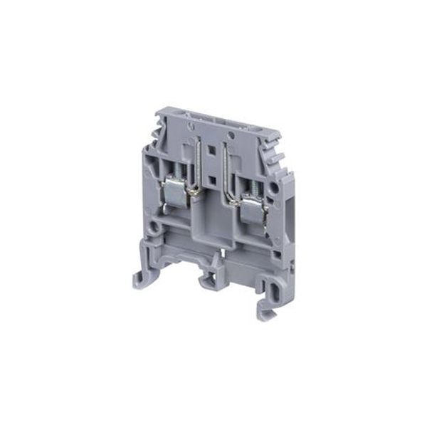 MA2,5/5,SB, SCREW CLAMP TERMINAL BLOCK, GREY, 5MM SPACING, 44.5X59MM image 1