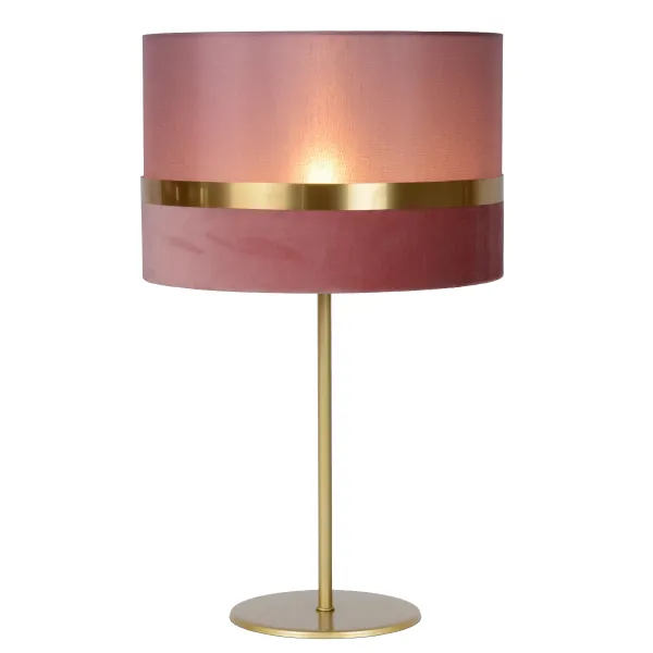 Lucide EXTRAVAGANZA TUSSE - Table lamp - Ø 30 cm - 1xE14 - Pink image 1