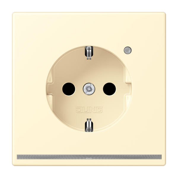 SCHUKO socket with LED pilot light LC320 LC1520-OLNW201 image 1