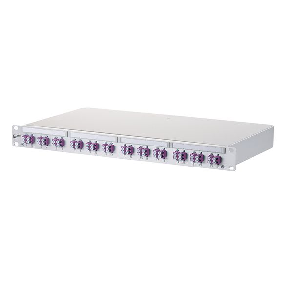 OpDAT PF patch panel splice 24xLC-Duplex OM4 image 1