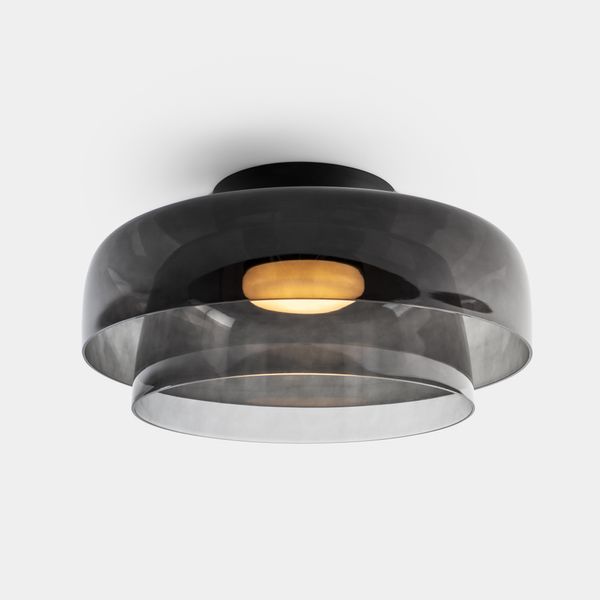 Ceiling fixture Levels Ceiling 2 Bodies Ø420mm + Ø320mm LED 24.4W SW 2700-3000-4000K PHASE CUT Black 1850lm image 1