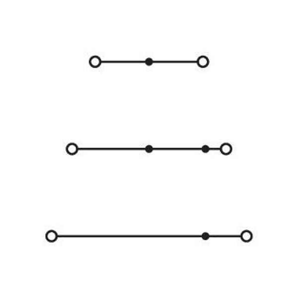 Triple-deck terminal block Through/through/through terminal block for image 4