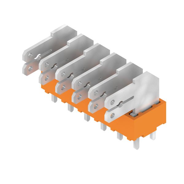 PCB terminal, 5.00 mm, Number of poles: 6, Conductor outlet direction: image 3