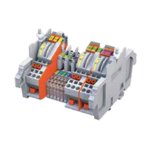WAGO 16-track measuring strip with parallel modules 100V image 1