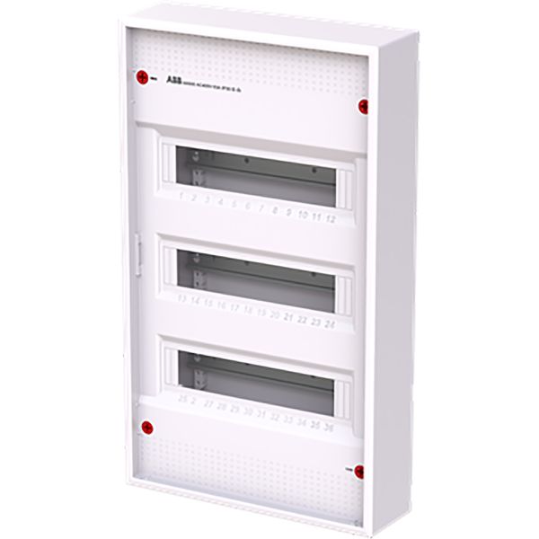 Consumer Unit, 36PLE 3R , Without Door , RAL9016 image 1