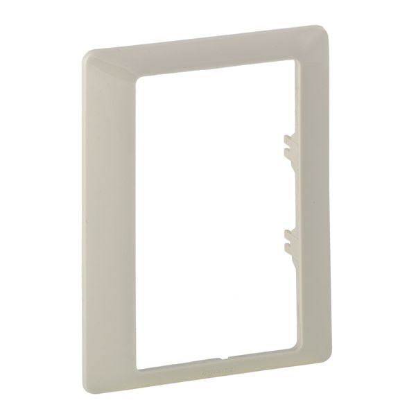 Plate Valena Life - single plate - specific 2x2P+E double socket outlet - ivory image 1