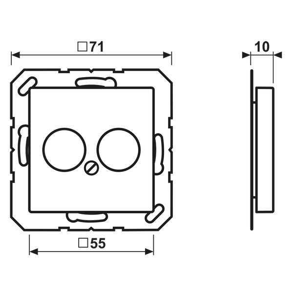 Cover plate A562-1BFANM image 5