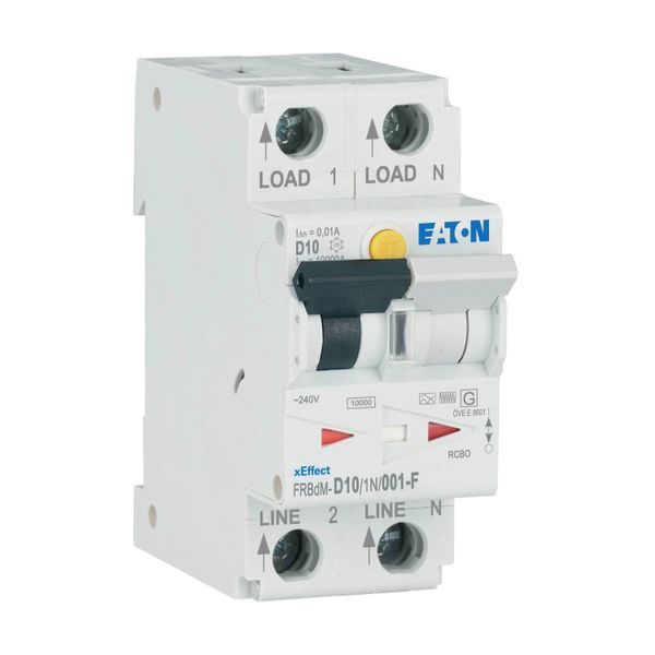 Digital RCD/MCB combination, 10 A, 10 mA, MCB trip characteristic: D, 1p+N, RCD trip characteristic: F image 16