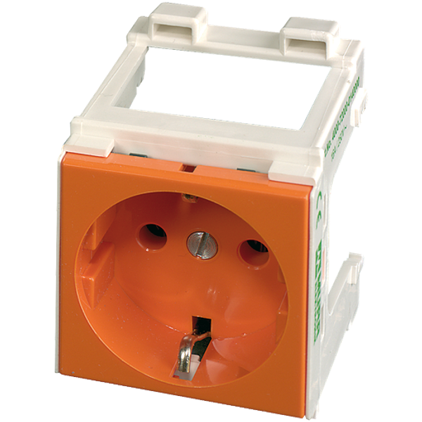 MODLINK MSVD CABINET POWER OUTLETS VDE orange 250V AC / 16 A image 1