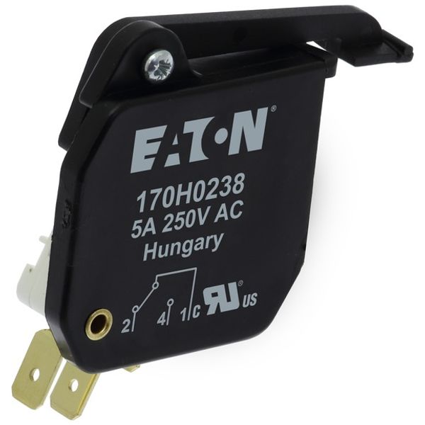 Microswitch, high speed, 5 A, AC 250 V, type T indicator, 2.8 x 0.5 lug dimensions image 5